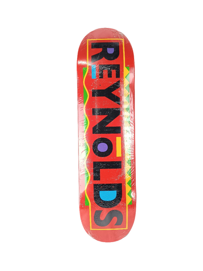 Baker Andrew Reynolds Tinas Burritos Graphic Red Dip Green Yellow Size 8.4" Vintage NOS Deck