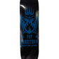 Black Label Pat Rakestraw Heart & Cross Swords Graphic Black Blue Size 8 Skateboard Deck