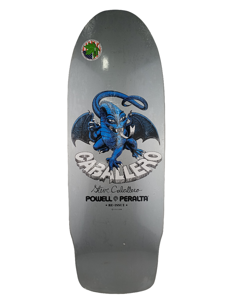 Powell Peralta Steve Caballero Dragon Silver Blue White 9.8 Powell Peralta Steve Caballero Dragon Silver Blue White 9.8