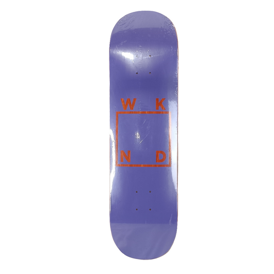 WKND Purple Orange Woodgrain Size 8.625" Vintage NOS Deck