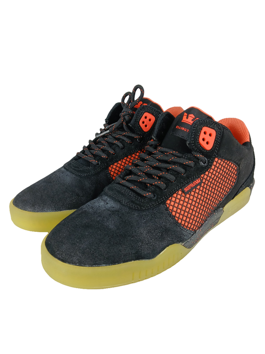 Supra Erik Ellington Avenger Black Red Clear Gum Size 11.0 Shoes