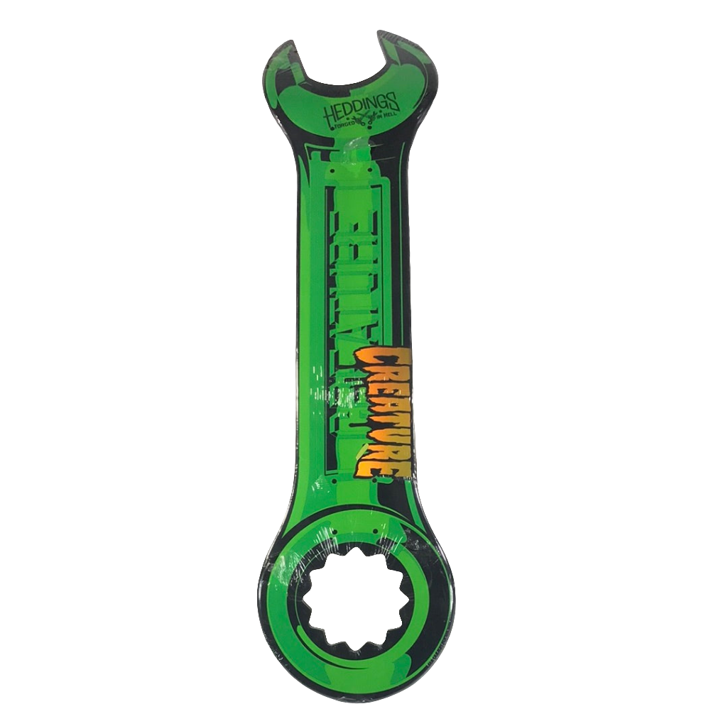 Creature Neil Heddings Wrench Powerply Green 8" Skateboard Deck