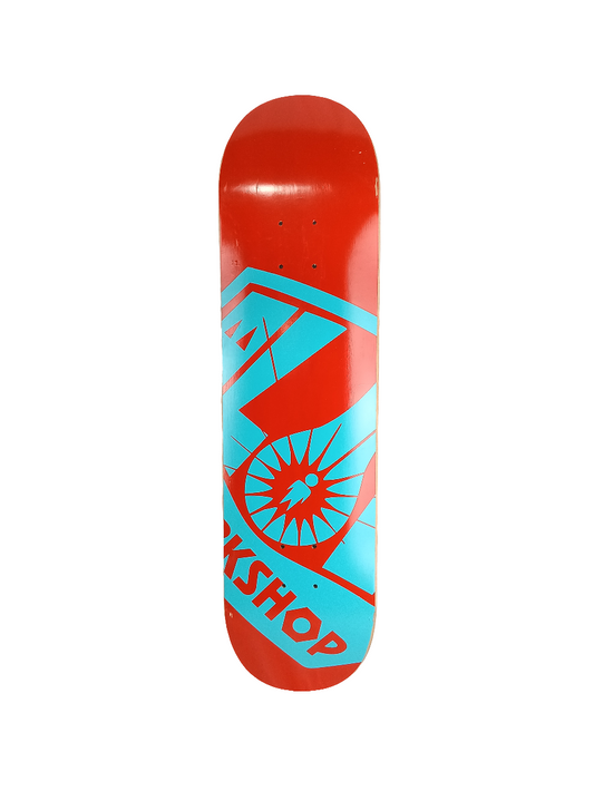 Alien Workshop Team Burst Red Blue Size 8.0 Vintage NOS Deck
