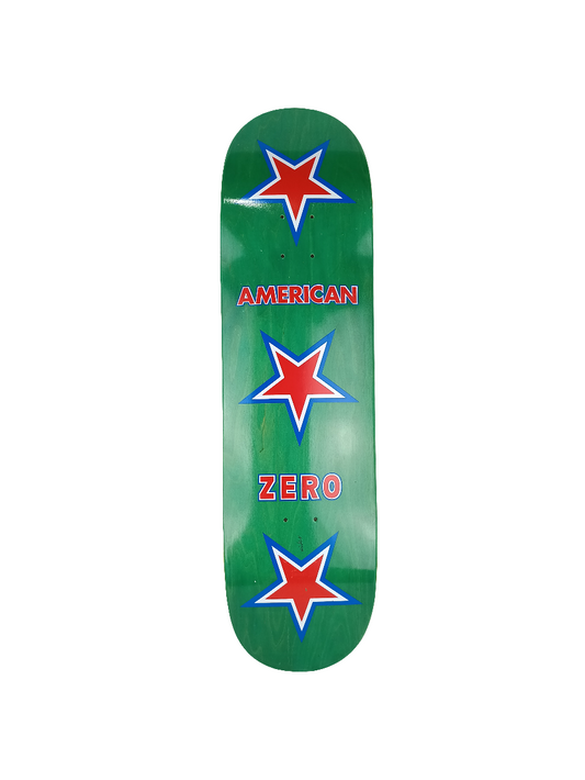 Zero Windsor James X-15 American Green Woodgrain White Red Size 8.5 Vintage NOS Deck