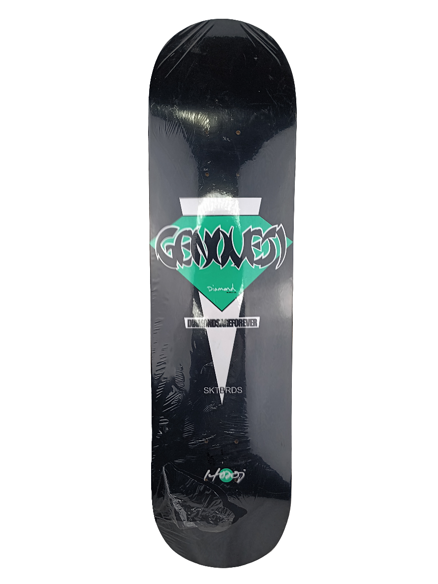 Diamond x Hosoi Andre Genovesi Grey White Mint Size 7.75 Skateboard Deck