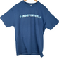 Independent Bold Blocks Logo Blue Grey Mens Size Medium S/s Shirt