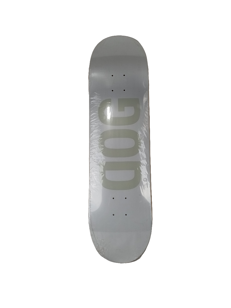 Dog White Off White Letters Size 8.38" Skateboard Deck