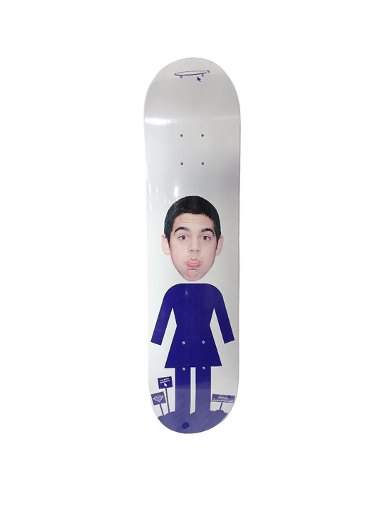 Girl Paul Rodriguez White Purple 7.5" Vintage NOS Deck