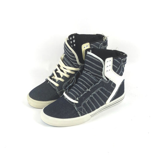 Supra Chad Muska Skytop Navy Denim US Mens Size 9.5