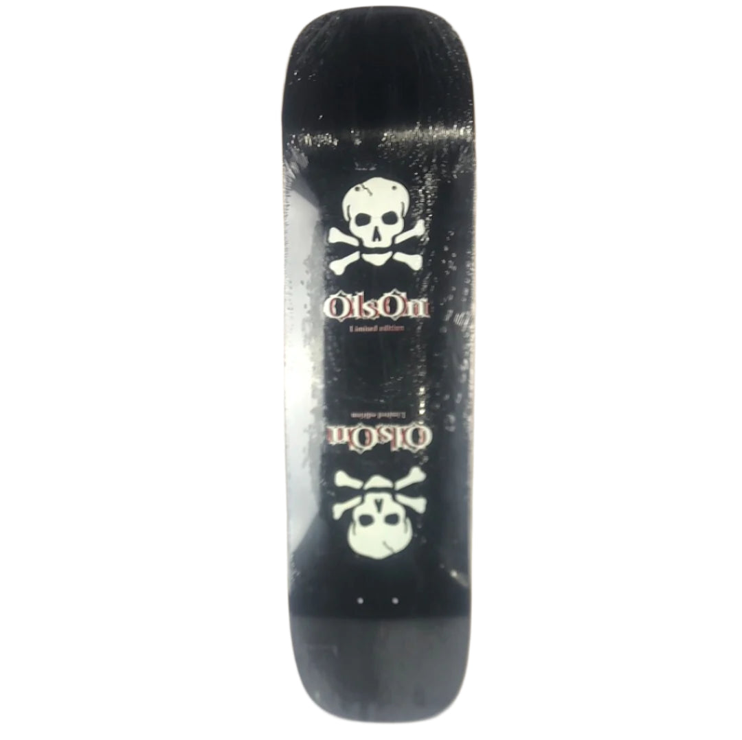 Outlook Steve Olson Twin Tail Limited Edition Black Size 8.58" Vintage NOS Shaped Deck