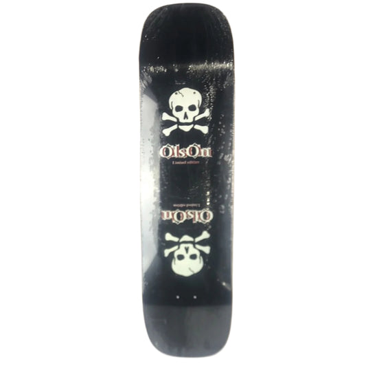 Outlook Steve Olson Twin Tail Limited Edition Black Size 8.58" Vintage NOS Shaped Deck