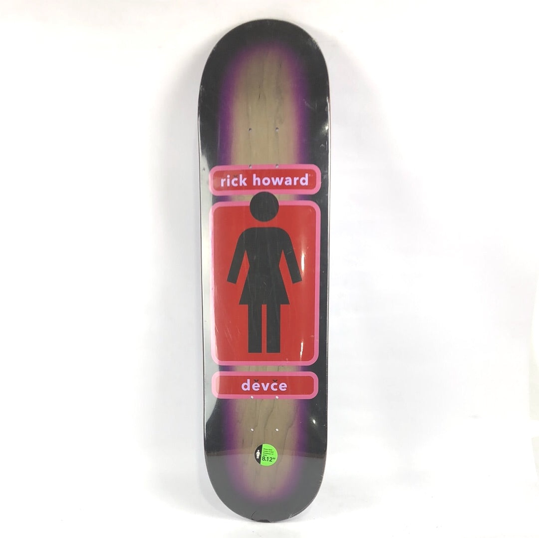 Girl Rick Howard 93 Til Brown Fade Purple Black 8.125" Skateboard Deck