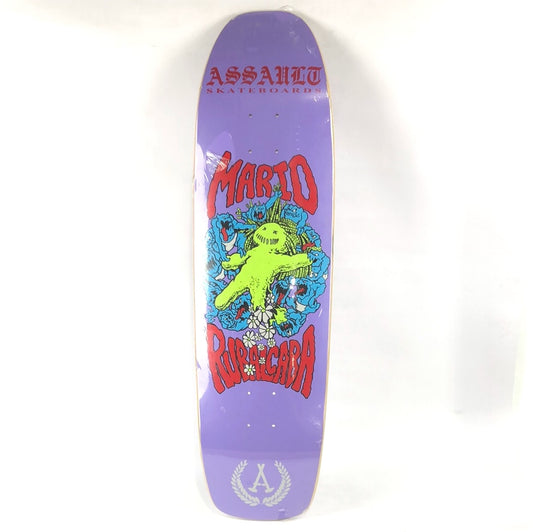 Assault Mario Rubalcaba VooDoo Doll Purple  Shaped Skateboard Deck