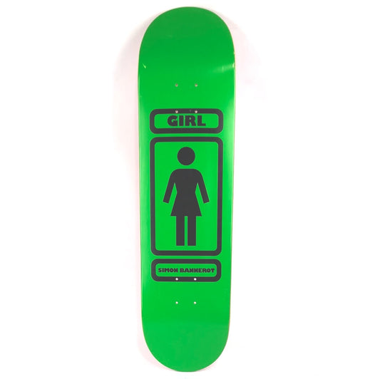 Girl Simon Bannerot 93 til Green 8.25" Skateboard Deck