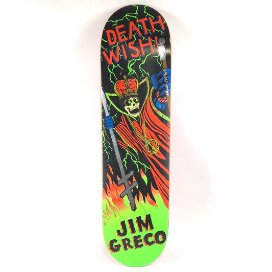 Deathwish Jim Greco King Skeleton Multi 8.5'' Skateboard Deck 2010