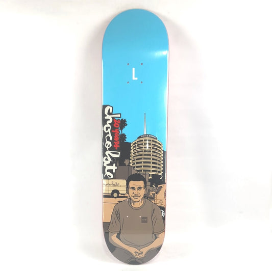 Chocolate Chico Brenes City Series 20 Years Blue/Tan 8" Skateboard Deck 2014