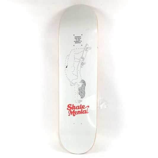 Skate Mental Dan Plunkett Connect The Dots White/Red 8.125'' Skateboard Deck