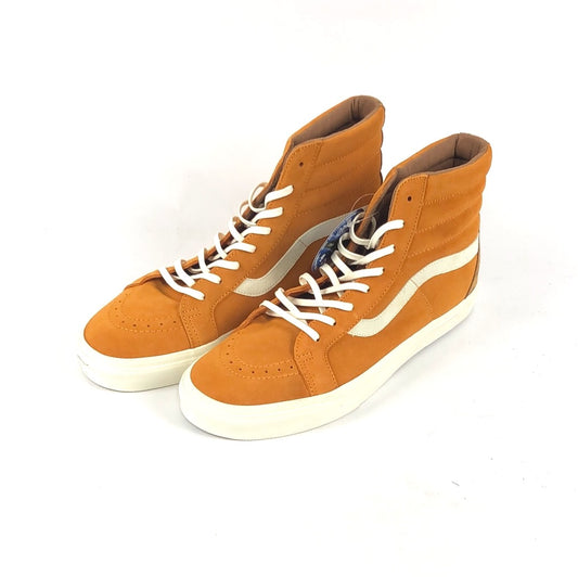 Vans Sk8-Hi Reissue CA (Floral Suede) Golden Oak US Mens Size 12