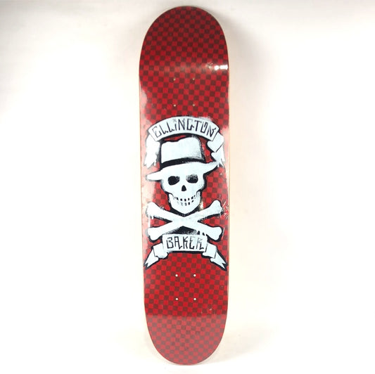 Baker Erik Ellington Cross Bone Red/White 7.875'' Skateboard Deck