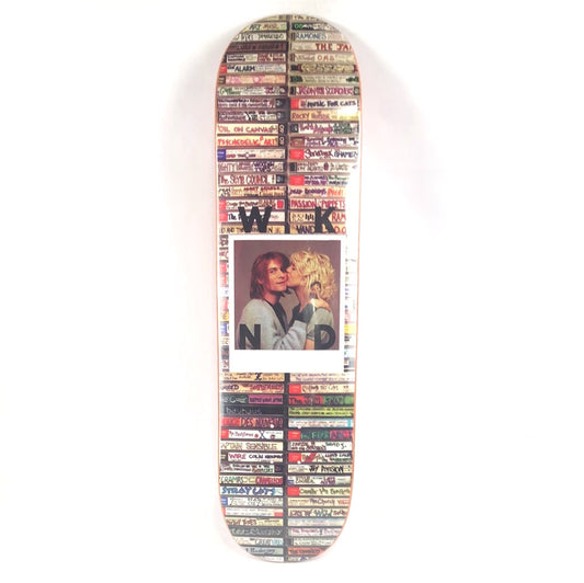 WKDN Kurt Cobain Courtney Love Tapes 8.25" Skateboard Deck