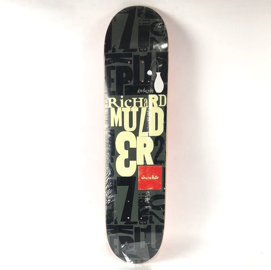 Chocolate Richard Mulder Vase  Black/Tan/Red 7.5'' Skateboard Deck 2003