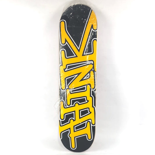 Think Classic Logo Yellow/Black 8.125'' Skateboard Deck