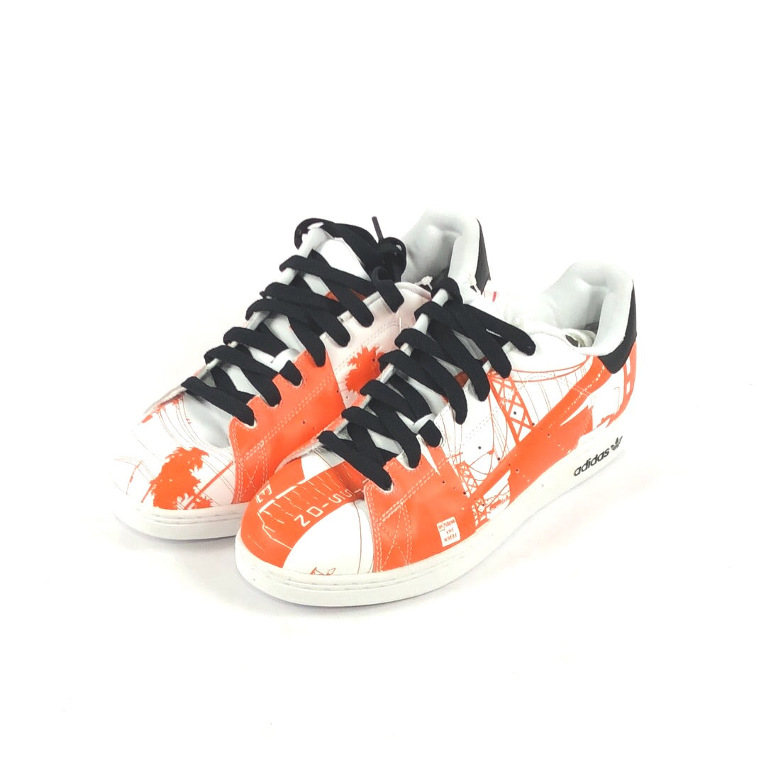 Adidas Stan Smith Skate RWHITE/ORANGE/BLACK US Mens 946015 Size 10.5