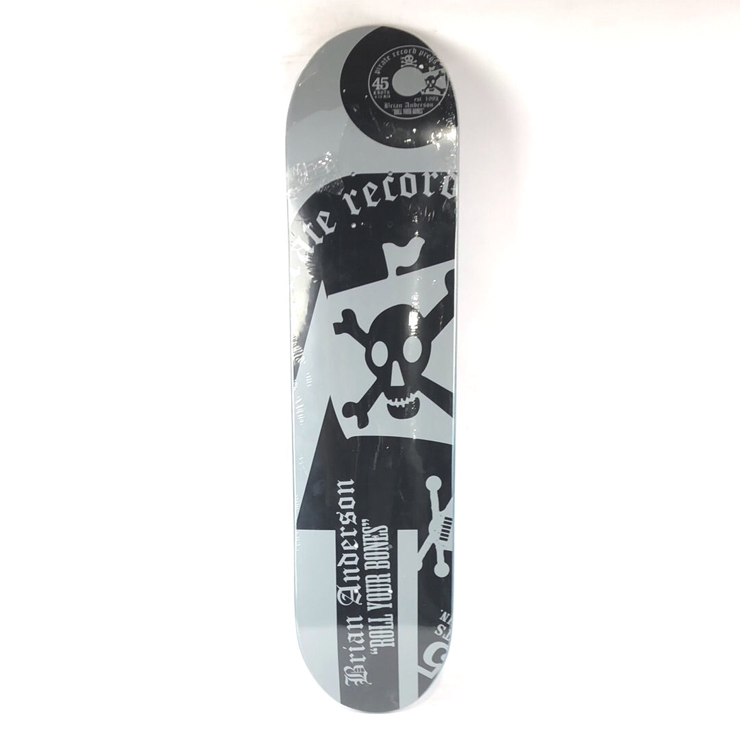 Girl Brian Anderson Roll Your Bones Black/Grey 7.5" Skateboard Deck