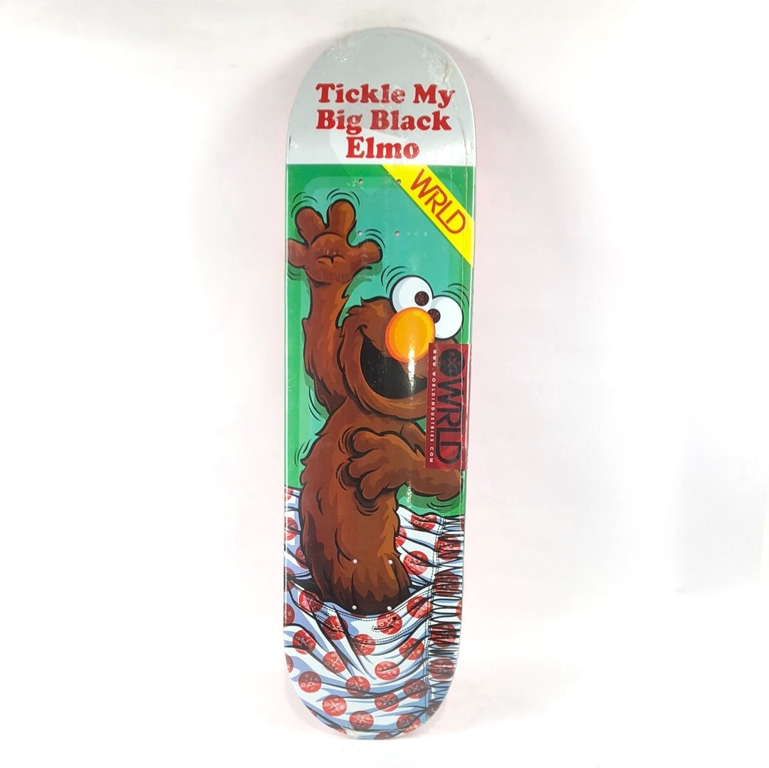 World Industries Black Elmo Multi 8.25'' Skateboard Deck