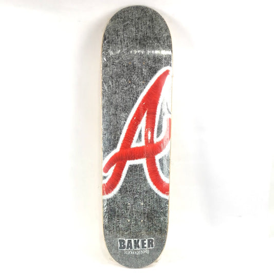 Baker Andrew Reynolds ''A'' Stitching Grey/Red 8.5'' Skateboard Deck