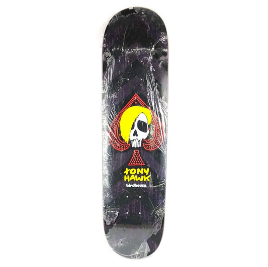 Birdhouse Tony Hawk Mcsqueeb Purple Black 8.25" Skatebard Deck