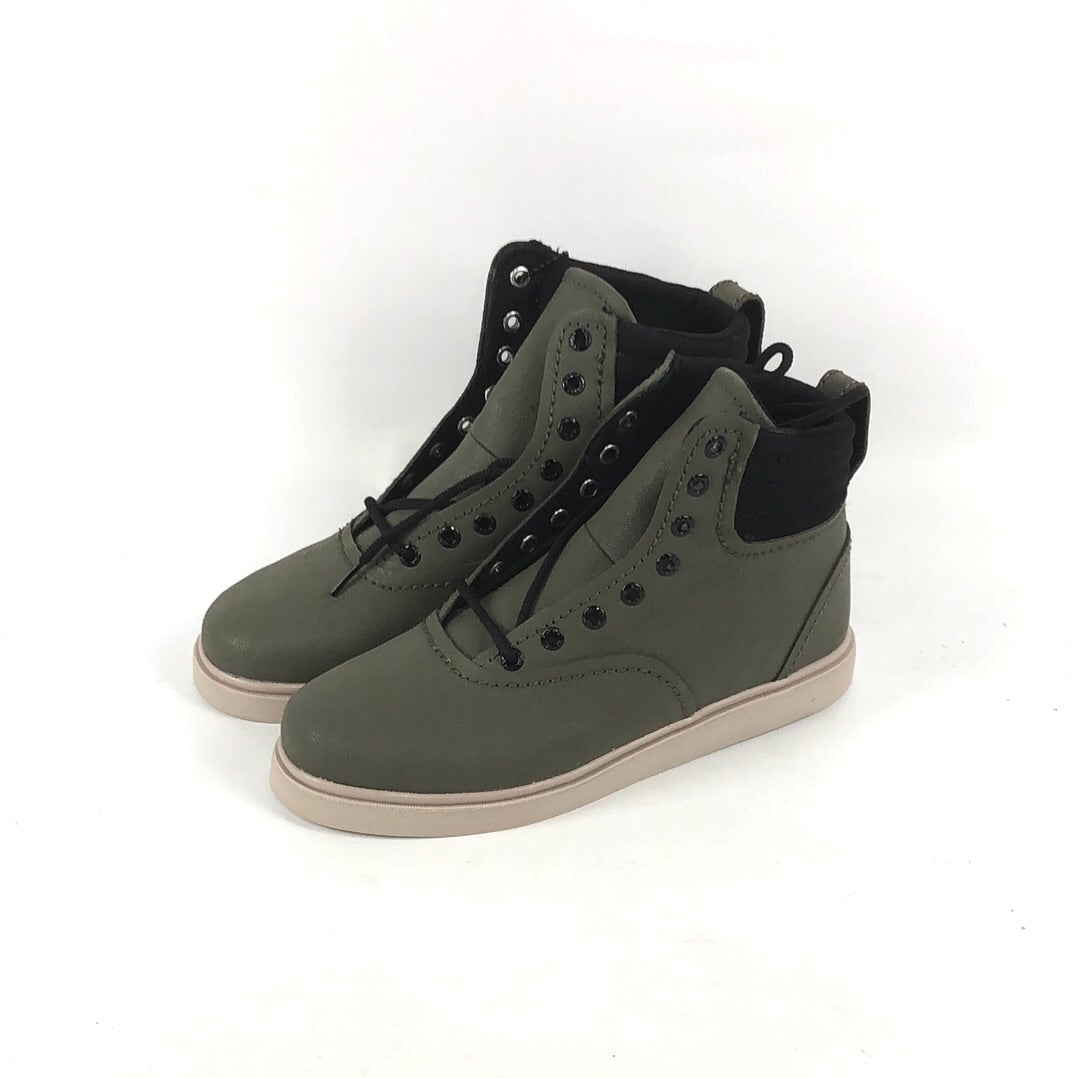 Supra Henry Tuf Army Green US Mens Size 8.5