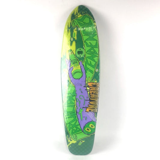 Creature Bruicidal Tendencies Green/Yellow/Purple 7.75" Shaped Skateboard Deck