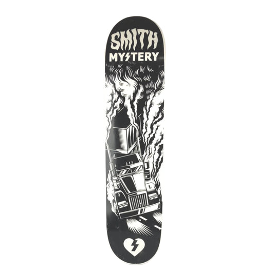 Mystery Ryan Smith Semi Truck Black/White Size 7.5" Vintage NOS Deck