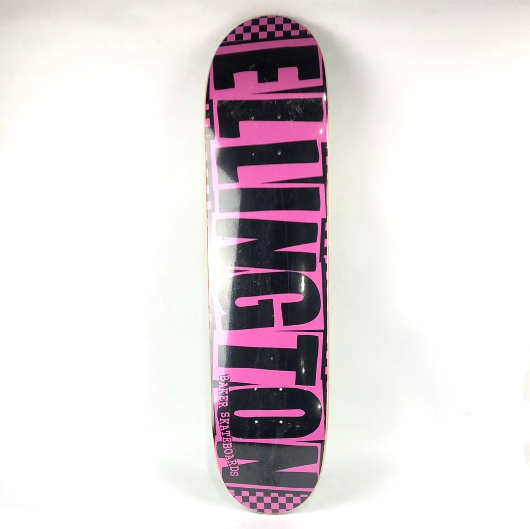 Baker Erik Ellington Box Lettering Pink/Black 7.75'' Skateboard Deck