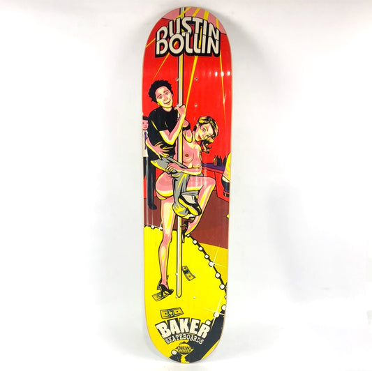 Baker Dustin Dollin 2003 Strip Club Series Multi 7.75'' Skateboard Deck