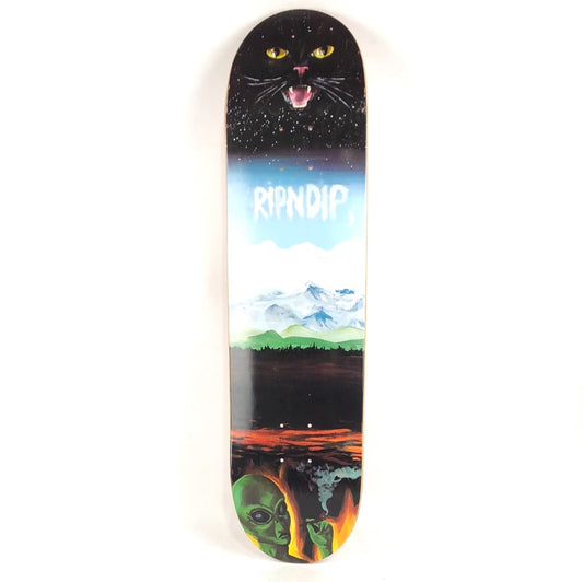 Rip N Dip Alien Smoking Multi 8" Skateboard Deck