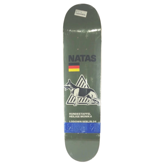 Designarium Natas Kaupas German Shepard Green 7.5'' Skateboard Deck