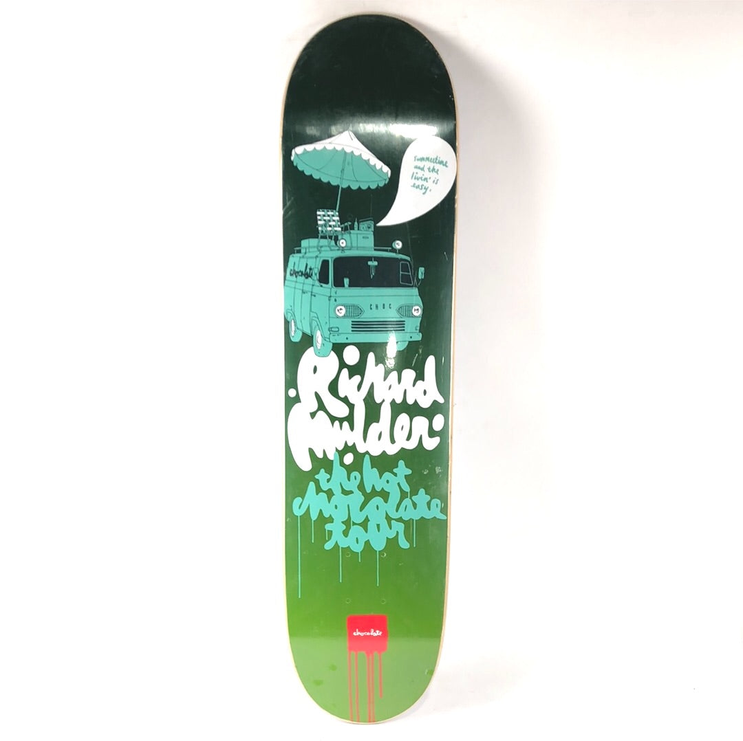 Chocolate Richard Mulder Chocolate Tour Green/White 7.5'' Skateboard Deck 2003