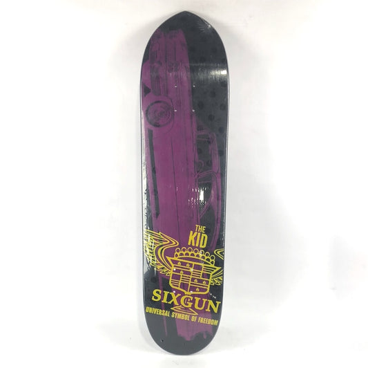 Black Label Jason Adams The Kid Six Gun Cadillac Purple/Black/Gold 8.0'' Skateboard Deck