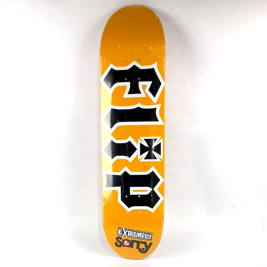 Flip Extremely Sorry Yellow/Black 8.1'' Skateboard Deck 2009