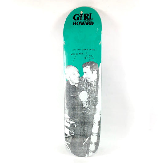 Girl X Anti Hero Rick Howard Favorite Muppet Turquoise/White 7 13/16 Skateboard Deck