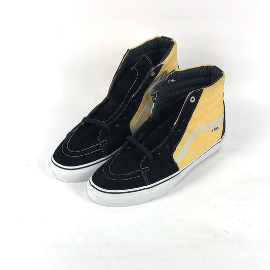 Vans Sk8-Hi Pro (Checkers) Black/Dull Yellow US Mens Size 12