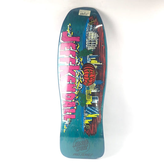 Santa Cruz Jeff Kendall Pumpkin Powerply Blue/Pink 10'' Skateboard Deck dp