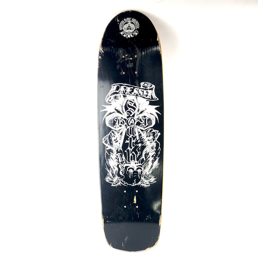 South Bay Skates Eric Dressen Skull Black/White 9'' Skateboard Deck
