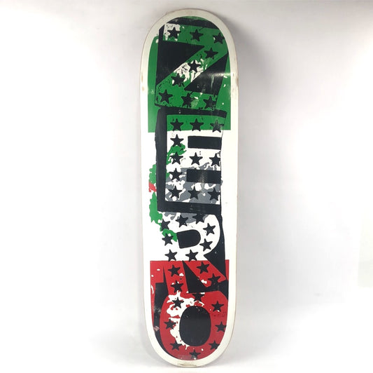 Zero Stars Green/White/Red 8.5'' Skateboard Deck