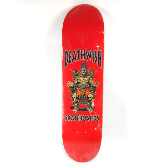 Deathwish Electric Chair Red 8.4'' Skateboard Deck