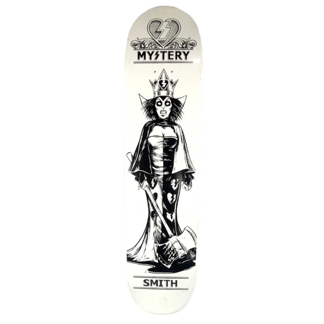 Mystery Ryan Smith Wonderland White/Black 7.75'' Skateboard Deck