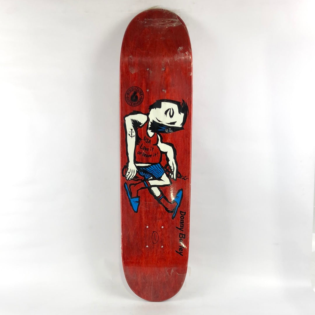 Birdhouse Donny Barley 2003 USA Red 7.5'' Skateboard Deck