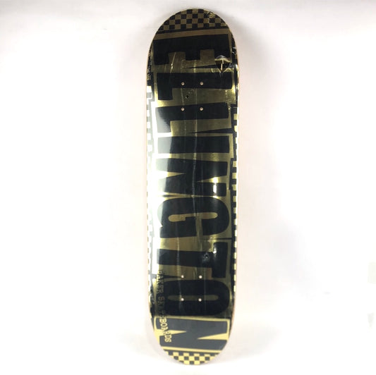 Baker Erik Ellington Box Lettering Gold/Black 8.125'' Skateboard Deck